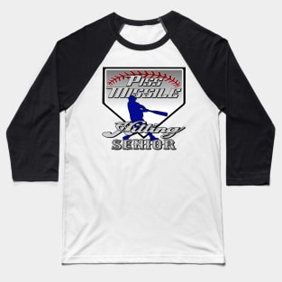 Piss Missile Hitting Senior Merchandise Baseball T-Shirt
